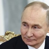 Vladimir Poutine a participé à une réunion de l'Union eurasienne à Minsk vendredi. KEYSTONE/AP/Alexander Kazakov